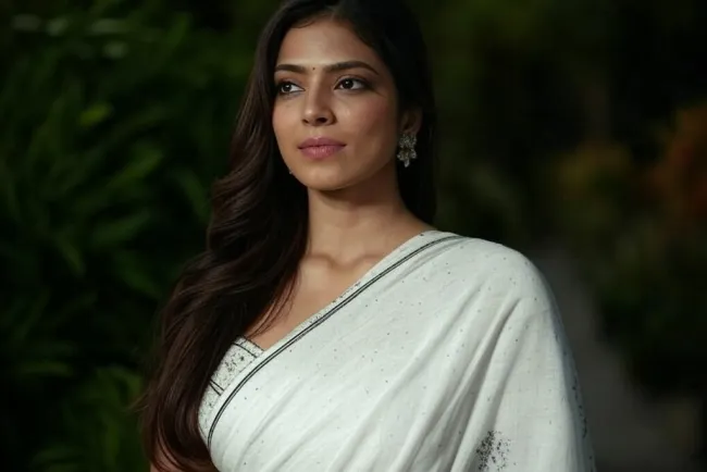 Malavika Mohanan Steals Hearts in a Sultry White Saree – Latest Photoshoot